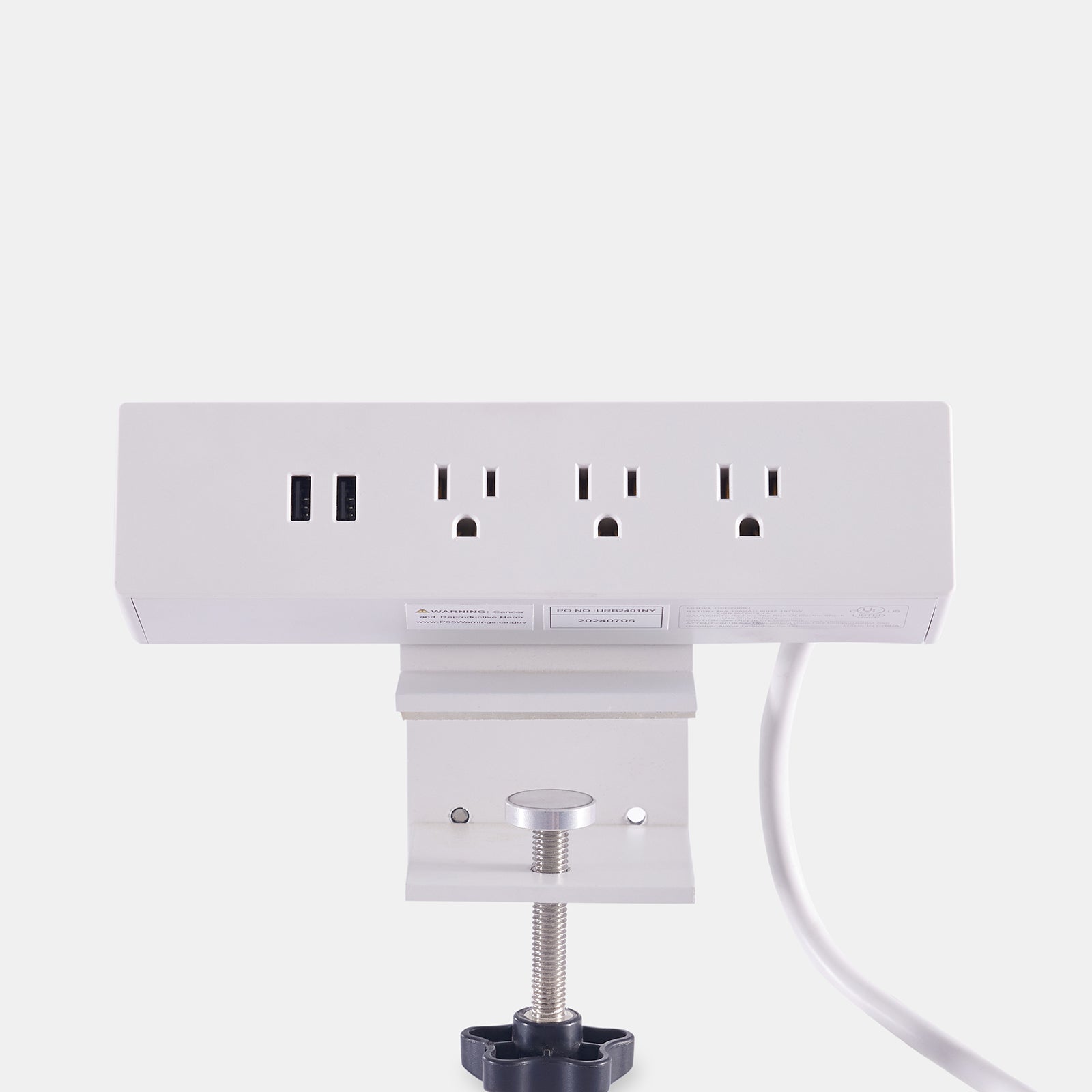 Clamp-On Desk Power