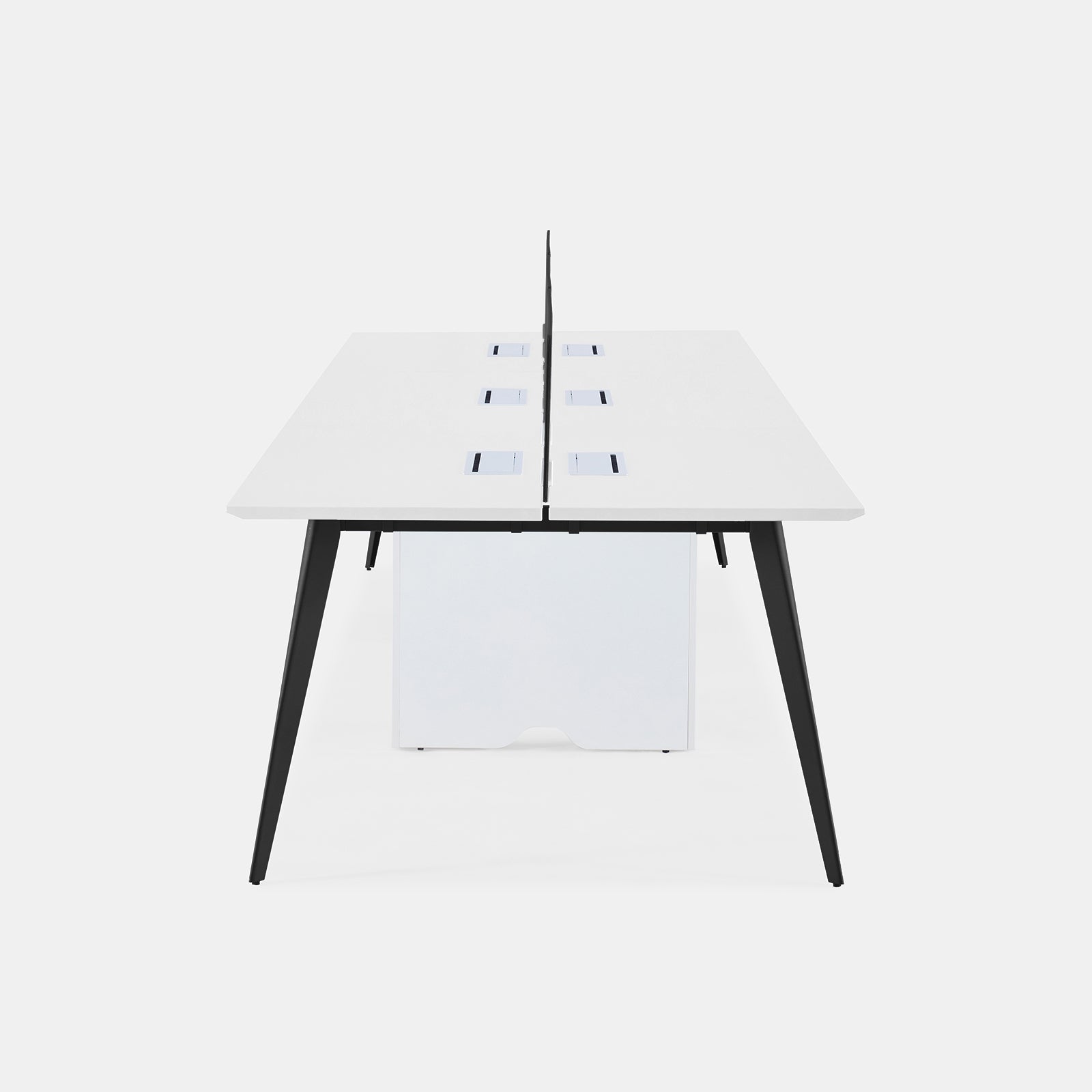 Six Person Workstation Desk Panel