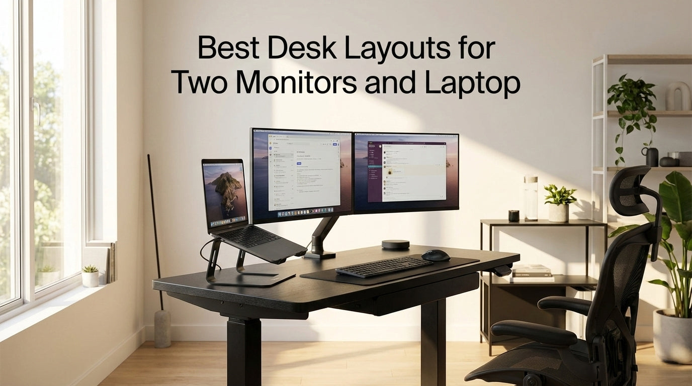 Best Desk Layouts for Two Monitors and Laptop