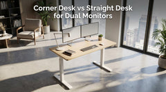 Corner Desk vs Straight Desk for Dual Monitors