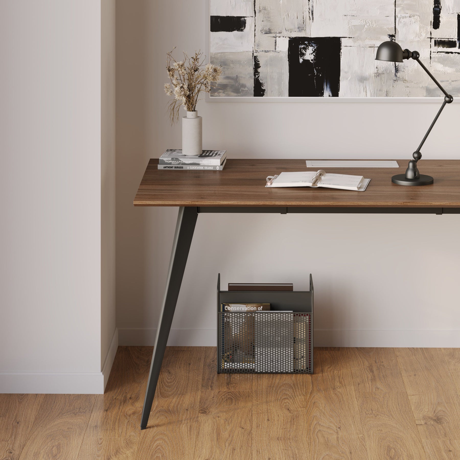 Grounded in Warmth: Natural Wood Tones That Elevate Remote Workspaces