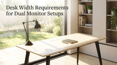 Desk Width Requirements for Dual Monitor Setups