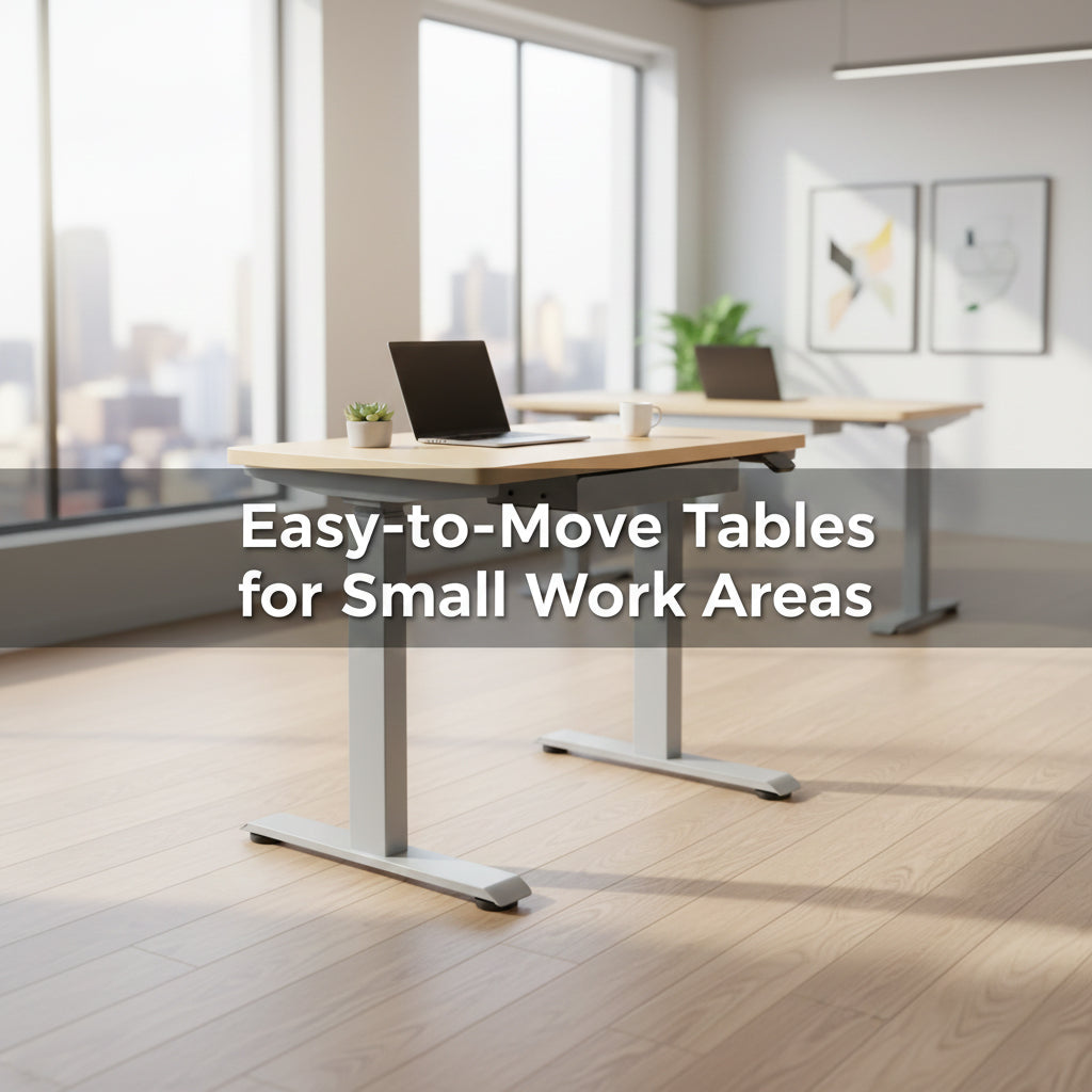 Easy-to-Move Tables for Small Work Areas