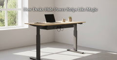 How Desks Hide Power Strips Like Magic