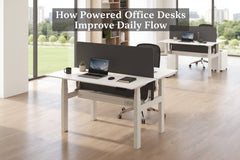 How Powered Office Desks Improve Daily Flow