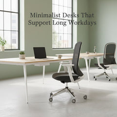 Minimalist Desks That Support Long Workdays