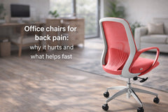 Office chairs for back pain: why it hurts and what helps fast