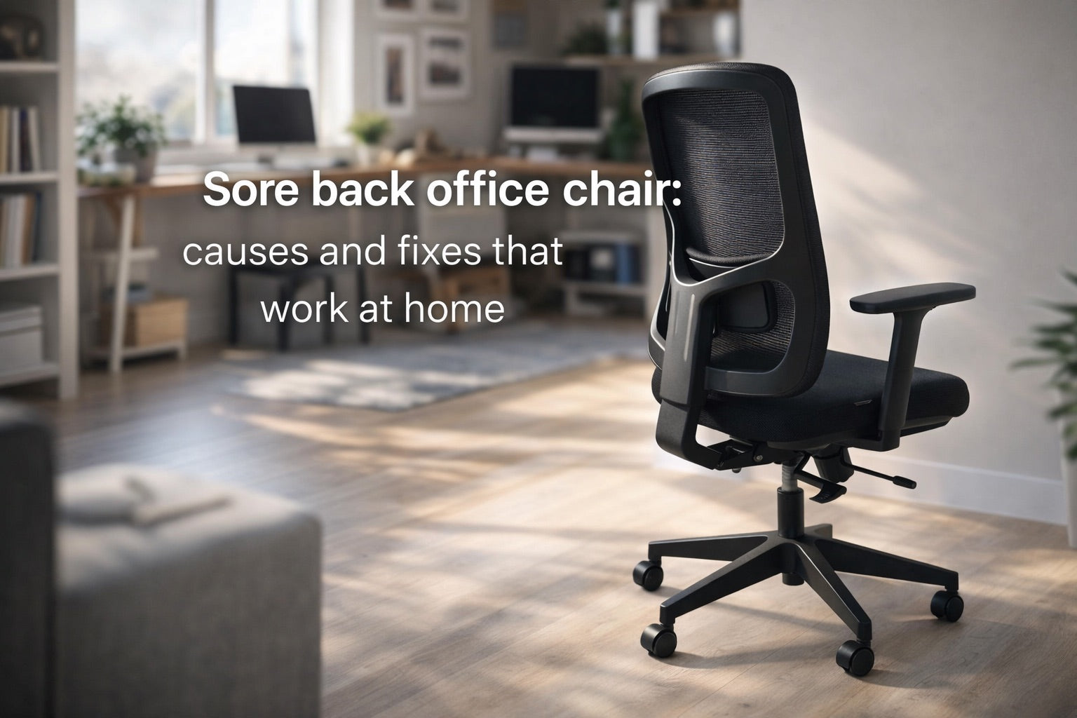 Sore back office chair: causes and fixes that work at home