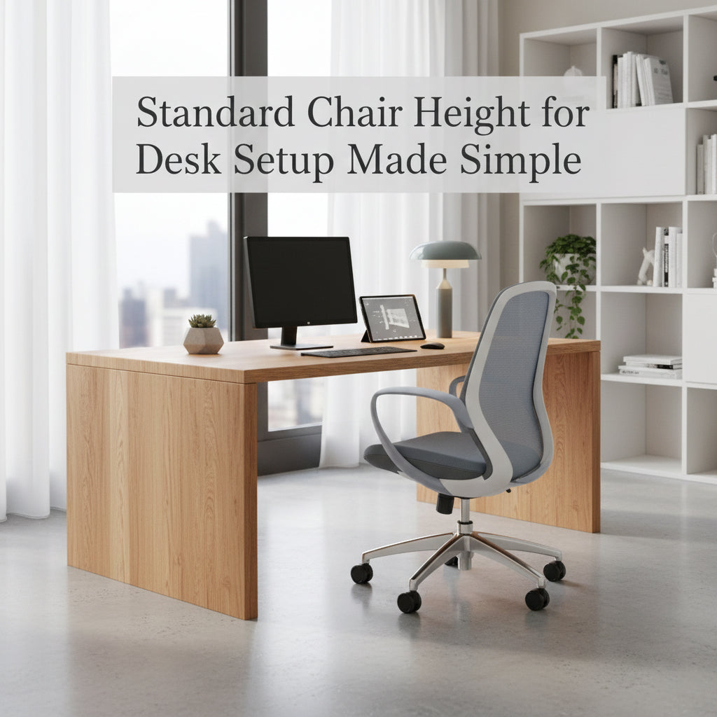 Standard Chair Height for Desk Setup Made Simple
