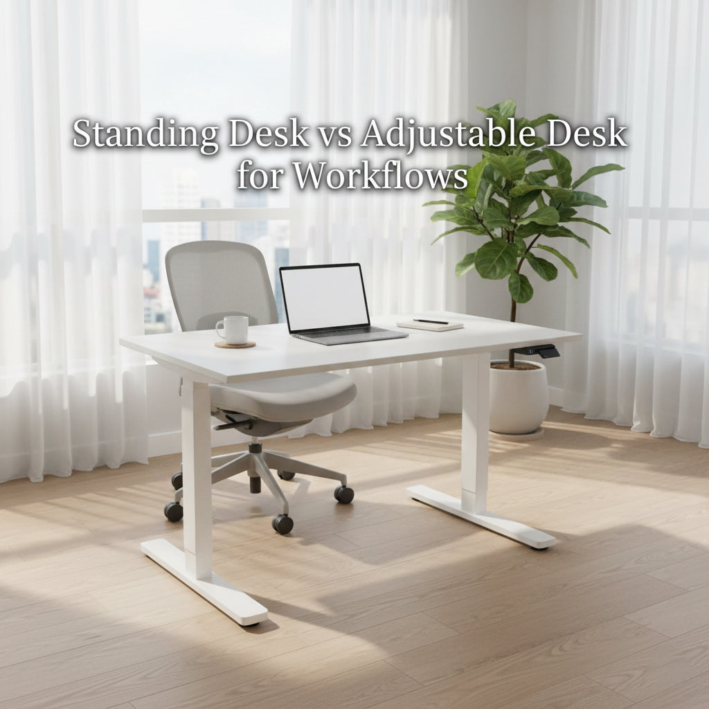 Standing Desk vs Adjustable Desk for Workflows