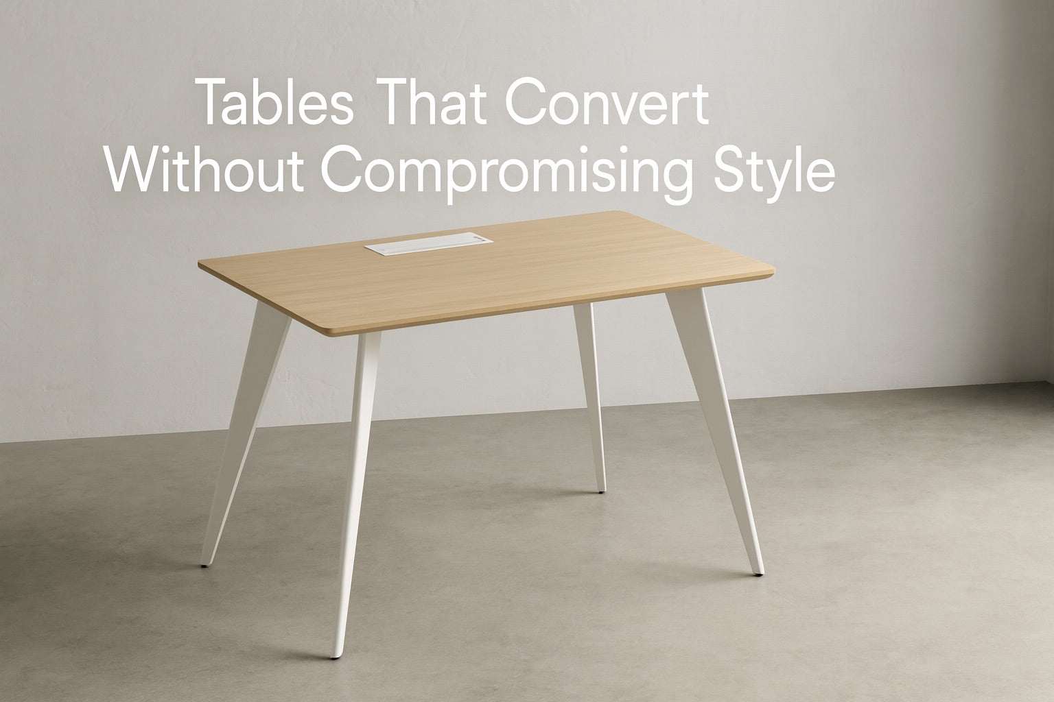 Tables That Convert Without Compromising Style