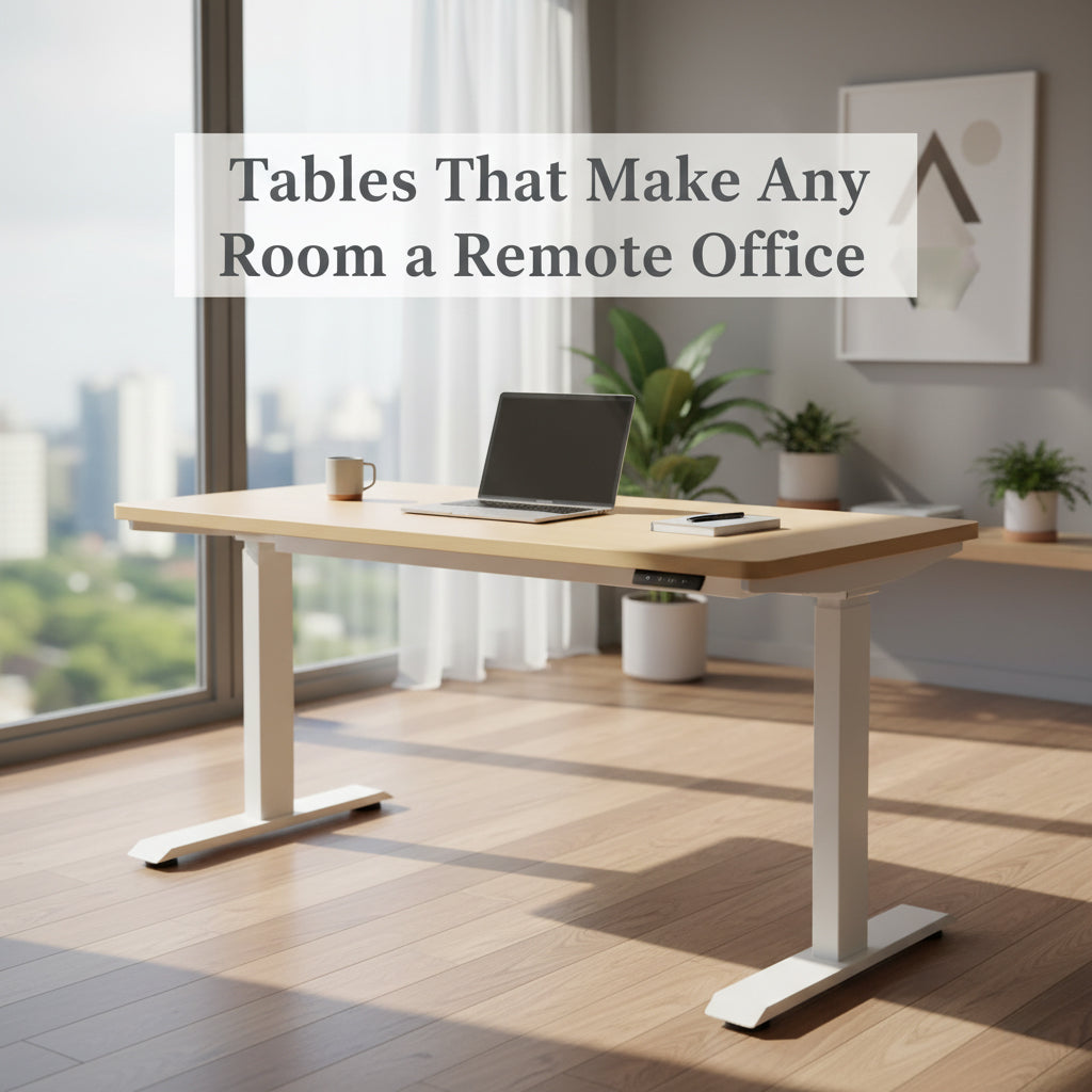 Tables That Make Any Room a Remote Office
