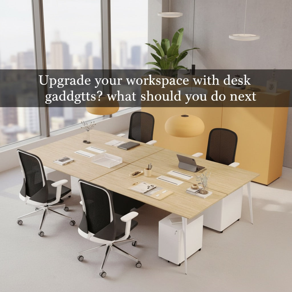 Upgrade your workspace with desk gadgets? what should you do next