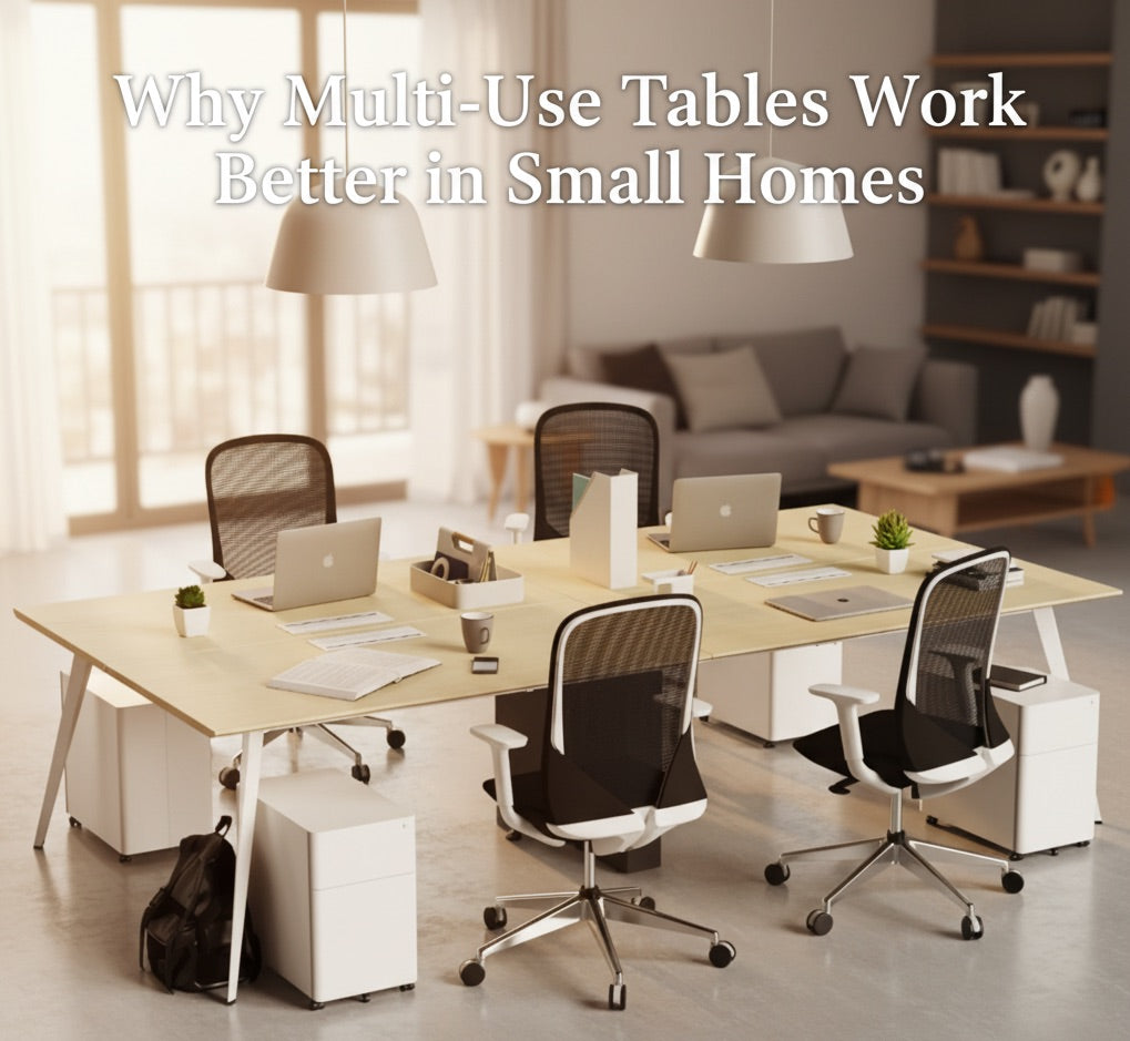 Why Multi-Use Tables Work Better in Small Homes