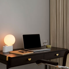 How to Style a Table Lamp with Storage, Seating, and Accent Furniture in a Home Office