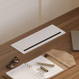 In-desk power outlet module with USB and plugs