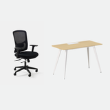 Urbanica Executive Bundle with ergonomic chair and Office Desk for a complete workspace