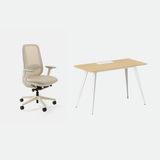 Urbanica Minimalist Bundle with Novo chair and Office Desk for a complete workspace