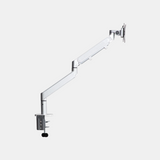 Urbanica Ergonomic Arm – A sleek, fully adjustable monitor mount designed to enhance posture, maximize desk space, and improve productivity. Crafted for modern workspaces with a durable and minimalist design.
