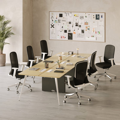 Six Person Workstation Desk