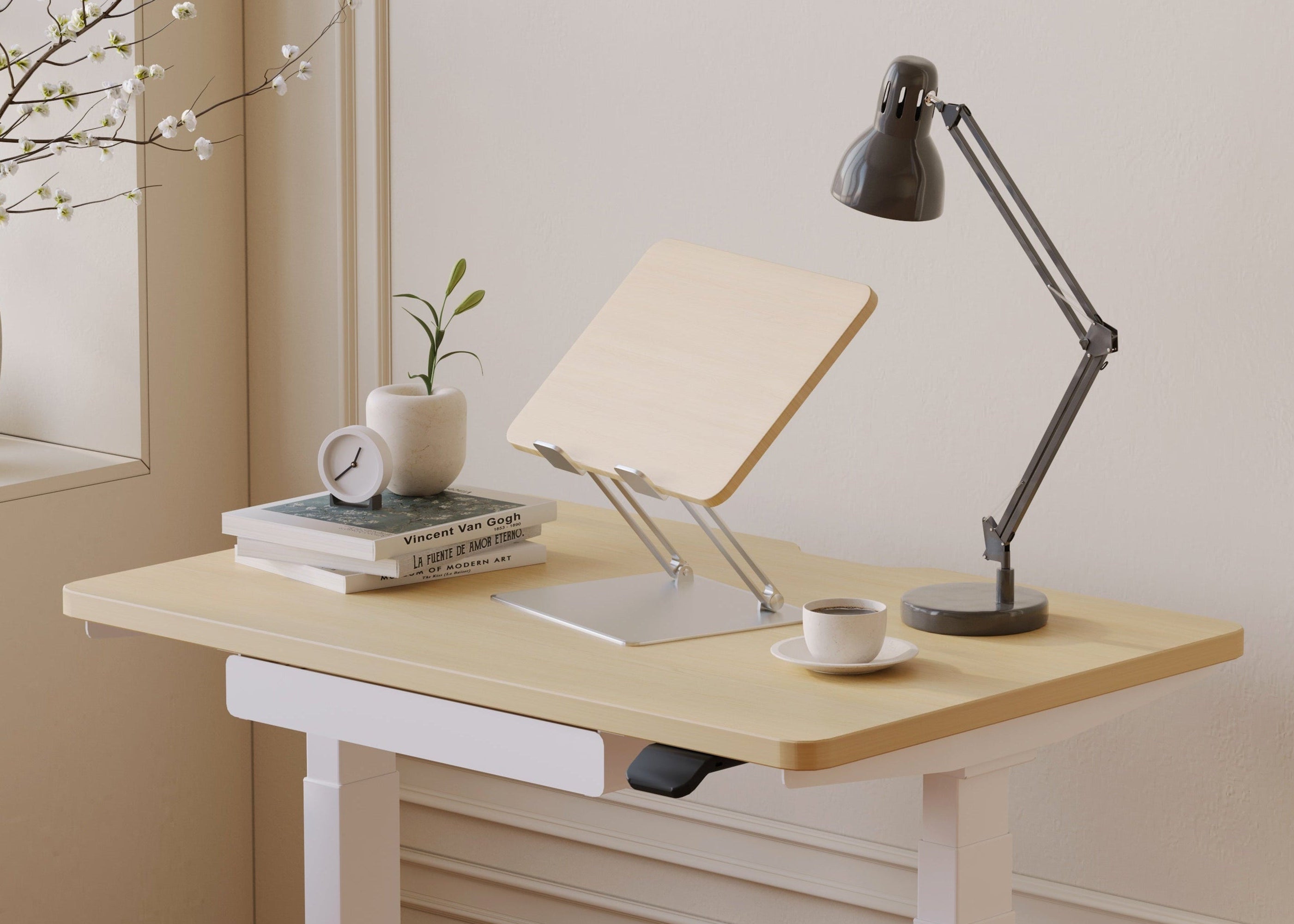 Mini Standing Mini Standing Office Desk – Space-Saving & Adjustable — URBANICA