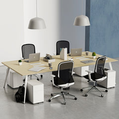 Quad Workstation Desk